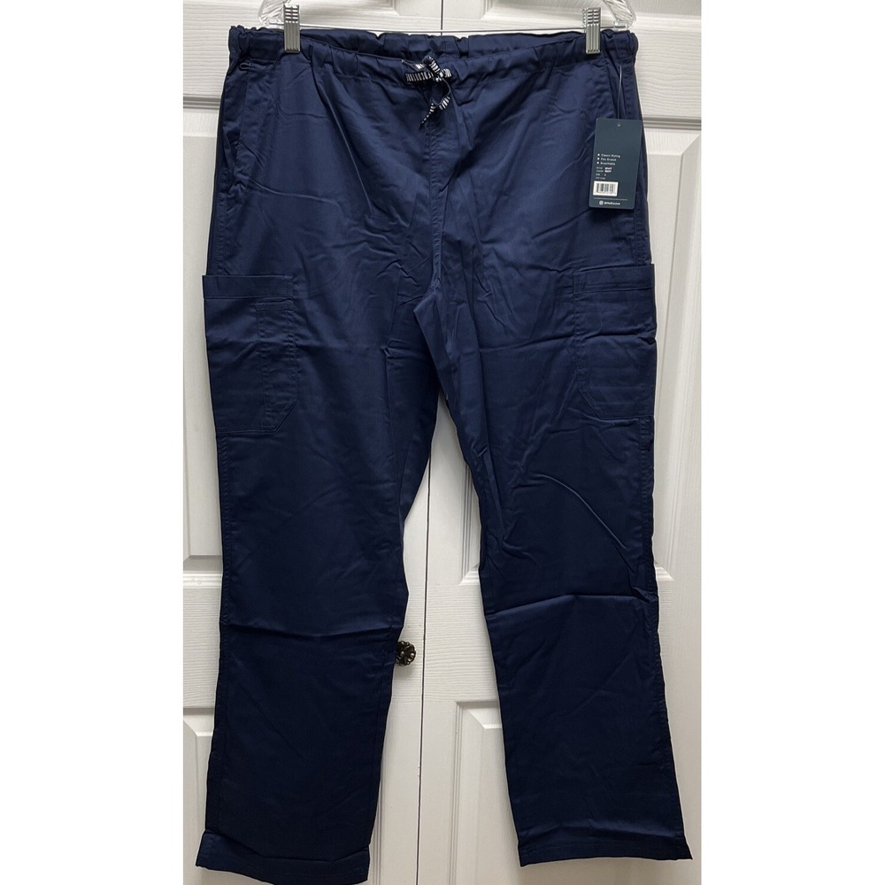 Med Couture Signature MC2 Women's 2 Cargo Pocket Pant Navy LargeTall 8741T New